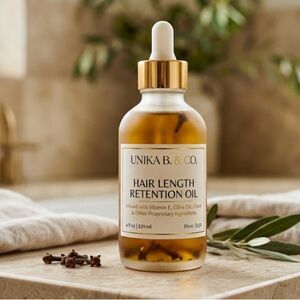 Golden Grow Length Retention Hair Oil: Unika B. & Co.